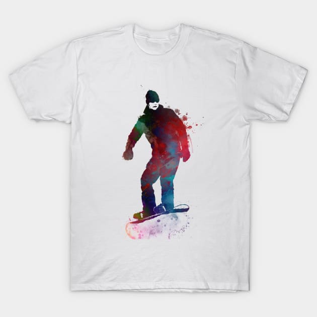 snowboard sport art #snowboard T-Shirt by JBJart